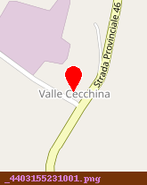 posizione della AGRITURISMO VALLE CECCHINA