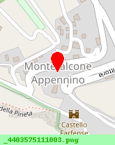 posizione della MUNICIPIO DI MONTEFALCONE APPENNINO