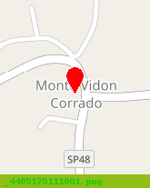 posizione della MUNICIPIO DI MONTE VIDON CORRADO