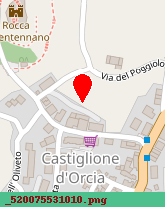 posizione della OSTERIA IL CASTAGNO DI ROSSI ROSSANO