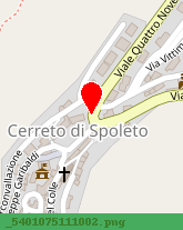 posizione della COMUNE DI CERRETO DI SPOLETO