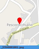 posizione della MUNICIPIO DI PESCOROCCHIANO