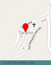 posizione della ASSOCIAZIONE PROLOCO TARANO