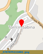 posizione della COMUNE DI TORRE IN SABINA