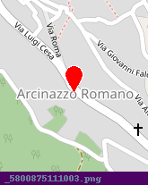 posizione della COMUNE DI ARCINAZZO ROMANO PROTEZIONE CIVILE