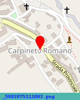 posizione della COMUNE DI CARPINETO ROMANO