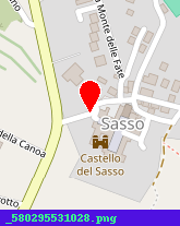 posizione della OSTERIA DEL CASTELLO SAS DI CERRONI SILVANO