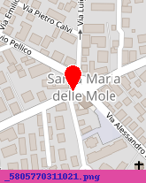 posizione della STUDIO S MARIA DELLE MOLE SRL