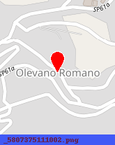 posizione della COMUNE DI OLEVANO ROMANO SCUOLA MEDIA MANZONI