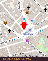 posizione della RISTORANTE BARBERINI SRL