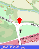 posizione della RISTORANTE DA PEPPE A TOR CERVARA