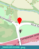 posizione della RISTORANTE DA PEPPE A TOR CERVARA SRL