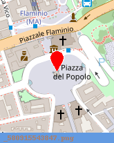 posizione della PIAZZA DEL POPOLO DI TOLOMEI MASSIMO e CSNC