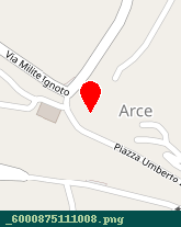 posizione della PRETURA DI ARCE GIUDICE DI PACE