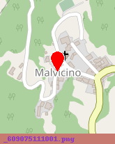 posizione della COMUNE DI MALVICINO