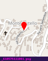 posizione della MUNICIPIO DI MONTECASTELLO