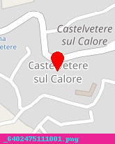 posizione della COMUNE DI CASTELVETERE SUL CALORE