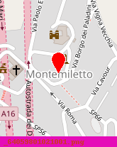 posizione della DIREZIONE DIDATTICA STATALE DI MONTEMILETTO SCUOLE ELEMENT