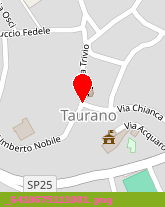 posizione della COMUNE DI TAURANO POLIZIA MUNICIPALE