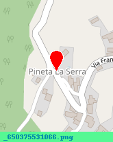 posizione della RISTORANTE-PIZZERIA PINETA LA SERRA - SRL