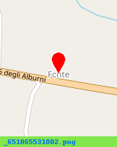 posizione della DANCE - RISTORANTE FONTE - SAS DI ROSA MEGARO e C