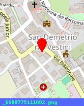 posizione della MUNICIPIO DI S DEMETRIO NE-VESTINI