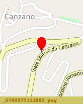 posizione della MUNICIPIO DI CANZANO