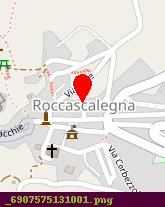 posizione della PRO LOCO ROCCASCALEGNA