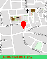 posizione della ORTOFRUTTA D'ADAMO SRL