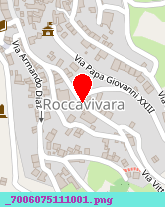 posizione della MUNICIPIO DI ROCCAVIVARA