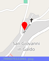 posizione della MUNICIPIO DI S GIOVANNI IN GALDO