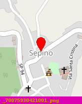 posizione della TERME DI SEPINO SPA