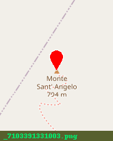 posizione della AVIS COMUNALE - MONTE SANT'ANGELO