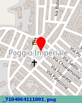 posizione della POSTE ITALIANE -UFFICIO POSTALE DI POGGIO IMPERIALE