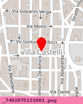 posizione della PRO LOCO - VILLA CASTELLI