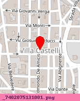 posizione della PRO LOCO -VILLA CASTELLI