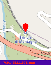 posizione della COMUNE DI BRINDISI MONTAGNA