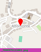 posizione della COMUNE DI ALTOMONTE 