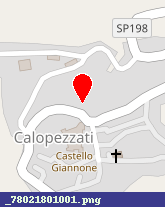 posizione della COMUNE DI CALOPEZZATI 