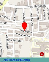posizione della REGIONE CALABRIA