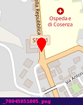 posizione della CROCE BLU COSENZA-ONLUS