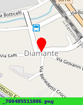 posizione della HOTEL DIAMANTE