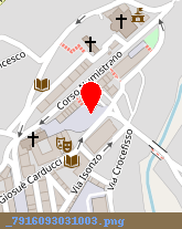 posizione della ONOR FUNEBRI LAMETINE DI BRUNO GABRIELE E C SAS