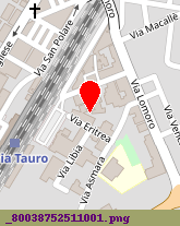 posizione della COMANDO PROVINCIALE VIGILI DEL FUOCO