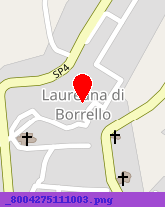 posizione della COMUNE DI LAUREANA DI BORRELLO 