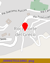 posizione della COMUNE DI ROCCAFORTE DEL GRECO