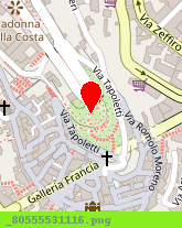 posizione della RISTORANTE PIZZERIA CASANOVA