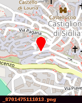 posizione della MUNICIPIO DI CASTIGLIONE DI SICILIA