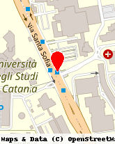 posizione della UNIVERSITA' DI CATANIA