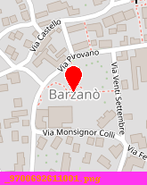 posizione della PISCINA CONSORTILE DI BARZANO-